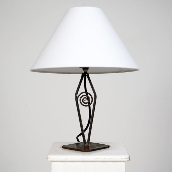 French Iron Table Lamp