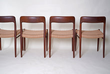 4 Niels Moller Model No.75 Dinning Chairs