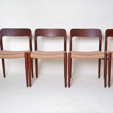 4 Niels Moller Model No.75 Dinning Chairs