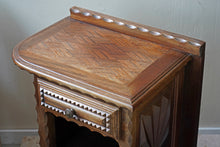 French Chip Carved Bedside Tables