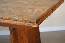 Arts and Crafts Style Trestle Dining Table