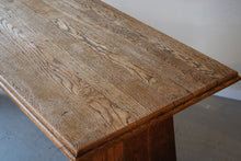 Arts and Crafts Style Trestle Dining Table