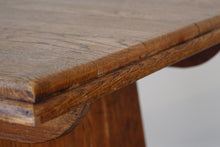 Arts and Crafts Style Trestle Dining Table