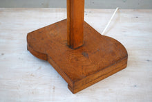 British 1950s Oak Floor Lamp