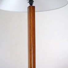 British 1950s Oak Floor Lamp