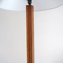British 1950s Oak Floor Lamp