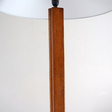 British 1950s Oak Floor Lamp