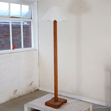 British 1950s Oak Floor Lamp