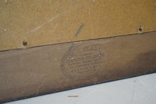 Large Edwardian Oak Framed Wall Mirror