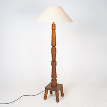 Oak Floor Standing Lamp