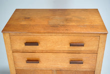 Oak Tall Boy Cabinet