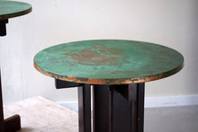Pair of Constructivist Side Tables