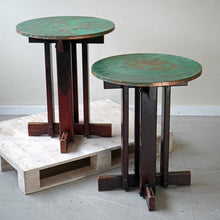 Pair of Constructivist Side Tables