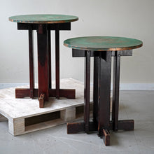 Pair of Constructivist Side Tables
