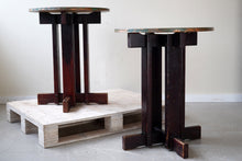 Pair of Constructivist Side Tables