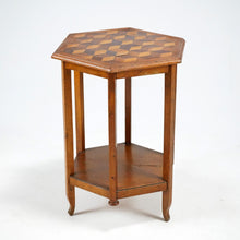 Antique Parquetry Top Side Table