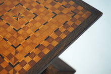 Parquetry Top Side Table