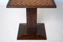 Parquetry Top Side Table