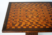 Parquetry Top Side Table