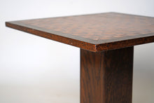 Parquetry Top Side Table