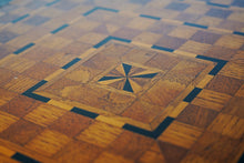 Parquetry Top Side Table