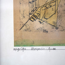 Phantom Perspective by Paul Klee - Limited Edition “PROCEDE JACOMET” Print