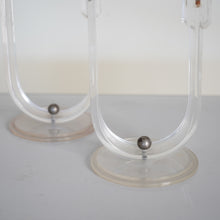 1930s Lucite Candlestick Holders