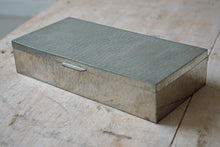 Hammered Pewter Lidded Box
