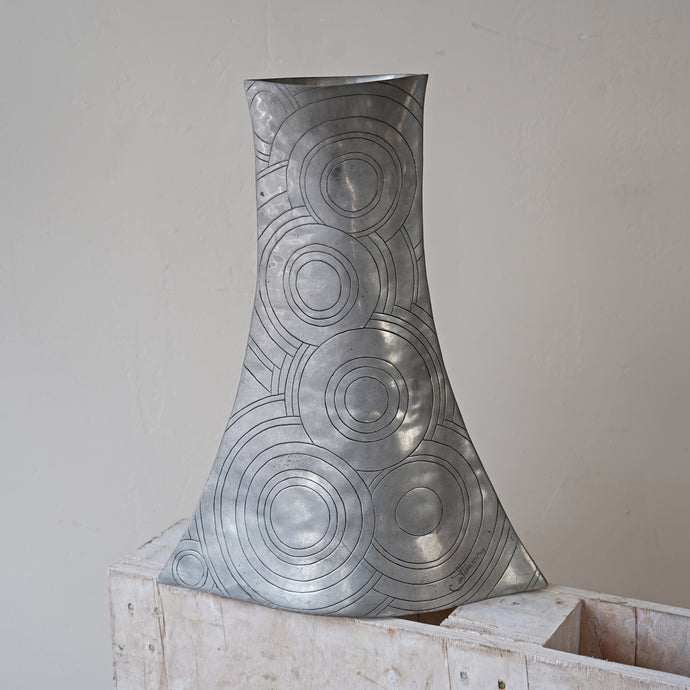 Modernist French Pewter Vase
