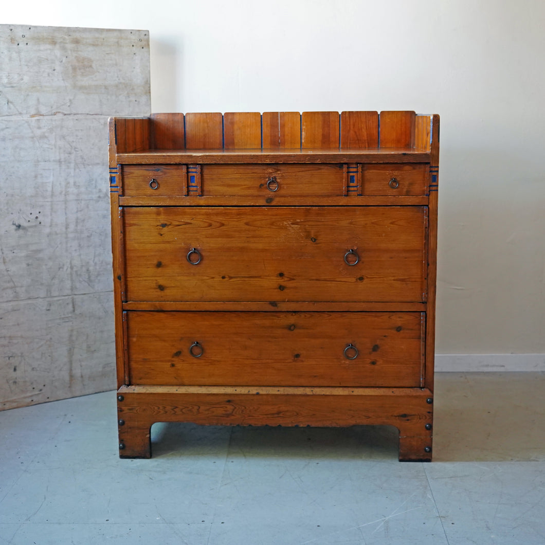 1920s Danish Skønvirke Style Chest Of Drawers