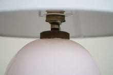 Pink Opaline Glass Lamp Style Of Jacques Adnet