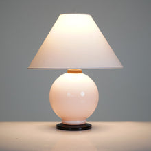 Pink Opaline Glass Lamp Style Of Jacques Adnet