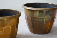 Vintage Brass Planter Pots By Wümak
