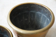 Vintage Brass Planter Pots By Wümak