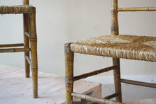Pair Of Regency Faux Bamboo Chairs