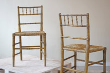 Pair Of Regency Faux Bamboo Chairs