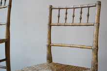 Pair Of Regency Faux Bamboo Chairs