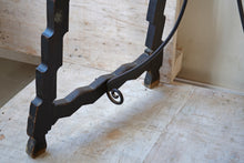 Spanish Leather Top Console Table