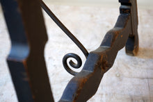 Spanish Leather Top Console Table