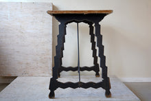 Spanish Leather Top Console Table