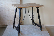 Spanish Leather Top Console Table
