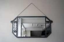French Art Deco Iron Wall Mirror