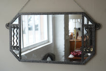 French Art Deco Iron Wall Mirror