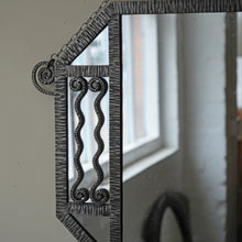 French Art Deco Iron Wall Mirror