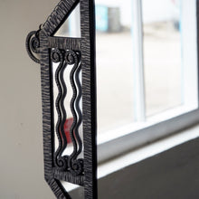 French Art Deco Iron Wall Mirror