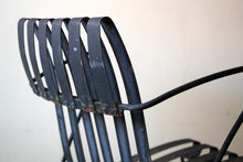 Four Stacking Metal Garden Chairs