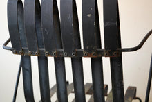 Four Stacking Metal Garden Chairs