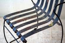 Four Stacking Metal Garden Chairs