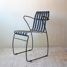 Four Stacking Metal Garden Chairs