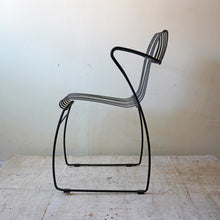 Four Stacking Metal Garden Chairs